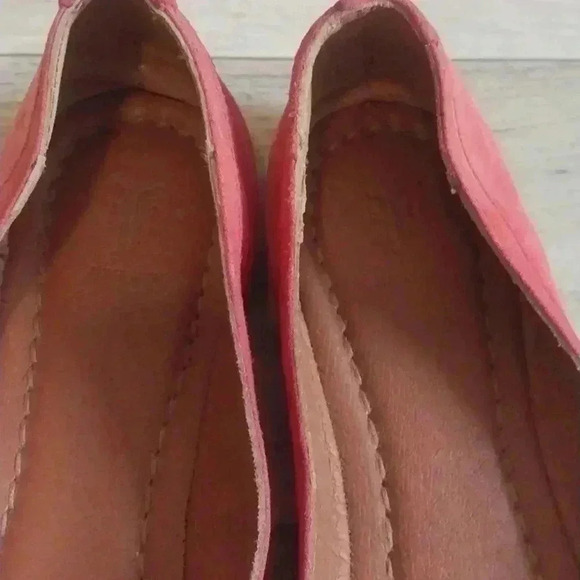 Frye Suede Coral Carson Ballet Flats Size 7 - Picture 5 of 9